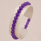 Healing Aura Amethyst  Bracelet