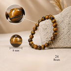 Courageous Tiger Eye Stone Bracelet