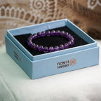 Healing Aura Amethyst  Bracelet