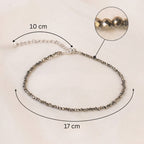 Raw Pyrite Anklet
