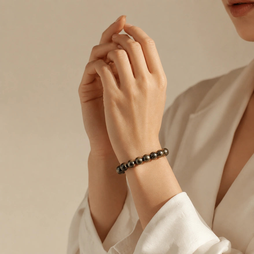 Evil Eye Black Tourmaline Bracelet