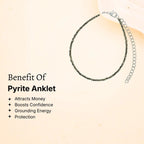 Raw Pyrite Anklet