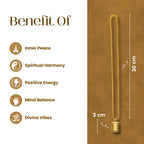 Golden Om Pendant with Chain