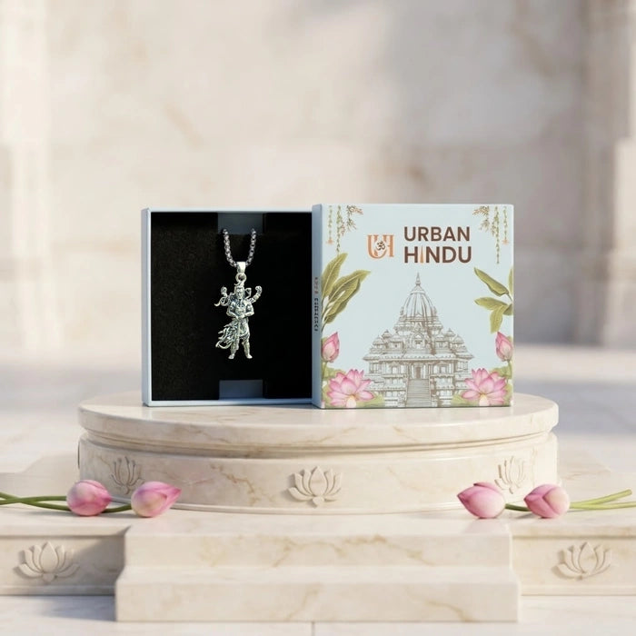 Lord Shiva Silver Pendant