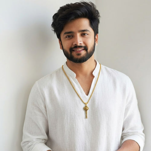 Gada Pendant with Chain