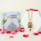 Shiv Trishul Damru Pendant with Chain