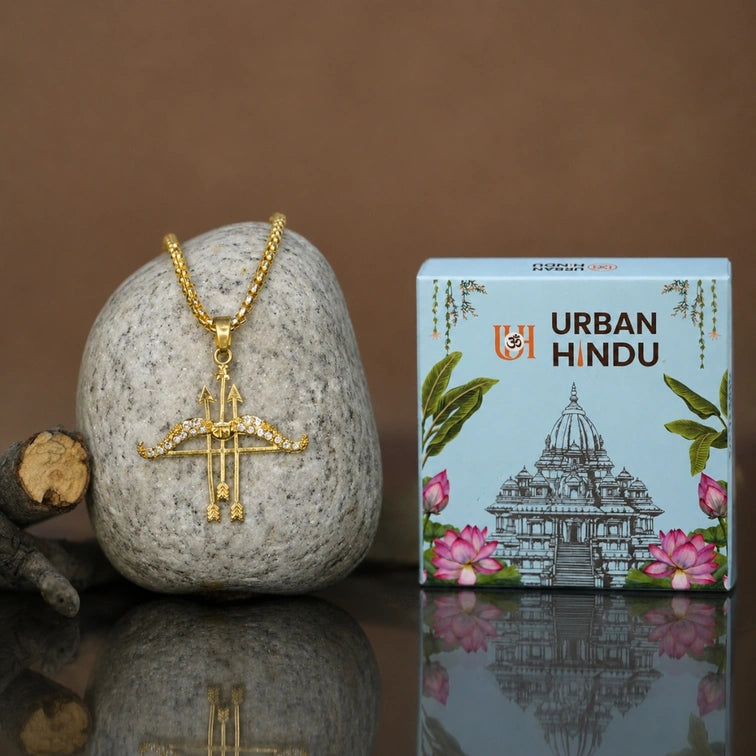 Shree Shyam Dhanush Pendant with Chain