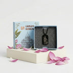 Black Hanuman Chalisa Pendant With Chain