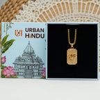 Shree Ram Gold Plated Pendant